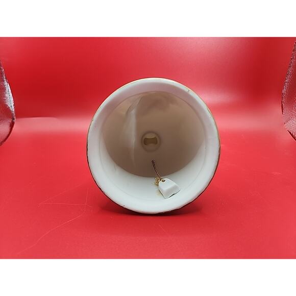 Vintage Homco Praying Hands Ceramic Bell Hand Painted Religious Christianity - Picture 5 of 7